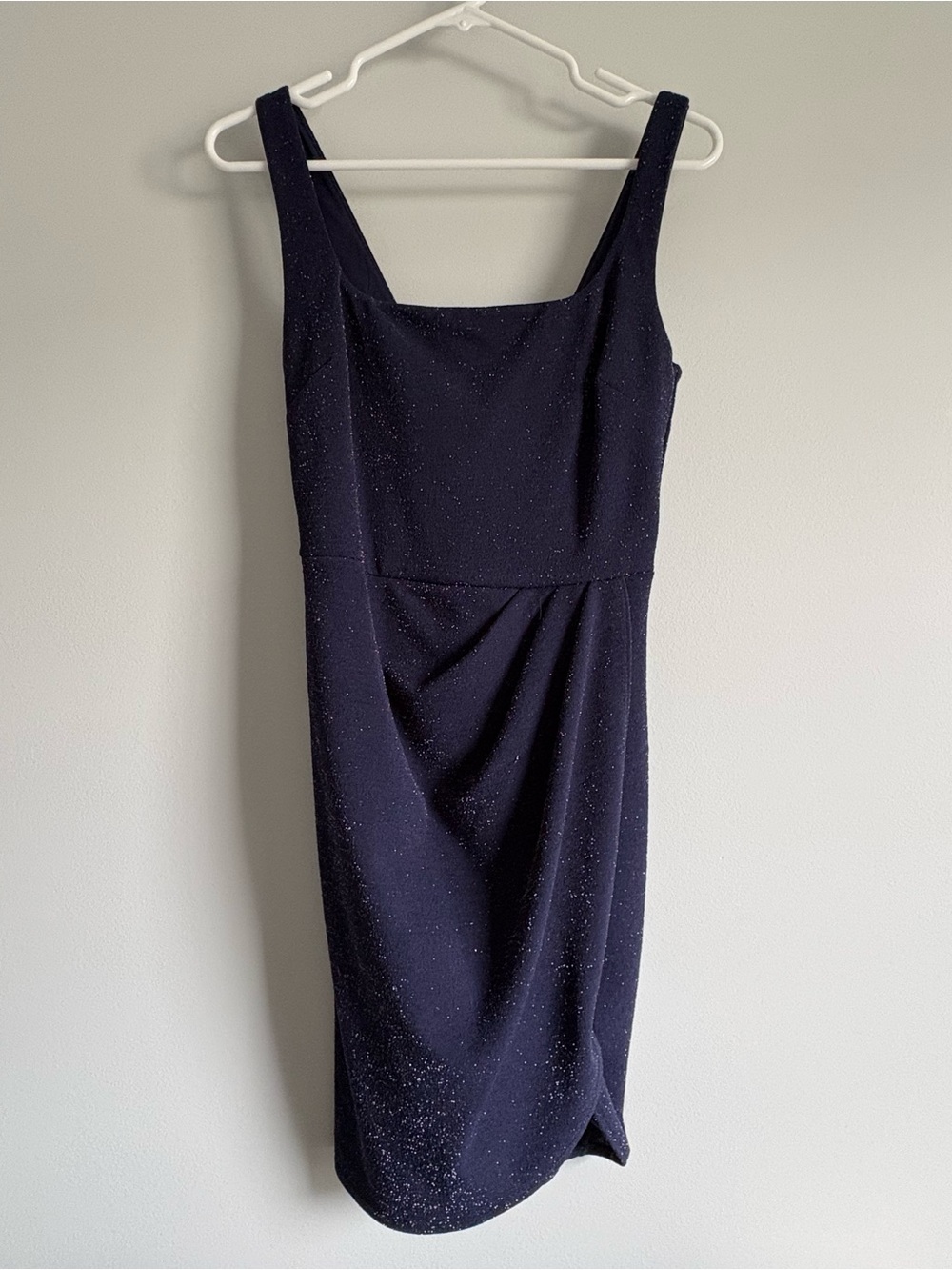 Sparkle Sheath Dress - Navy